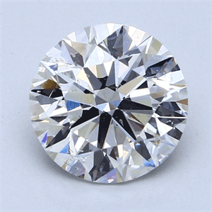 2.68 carat Round natural diamond H Color, SI1 Clarity Enhanced, Ideal-Cut