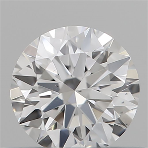 Picture of Natural Diamond 0.40 Carats, Round with Excellent Cut, D Color, SI1 Clarity and Certified by GIA