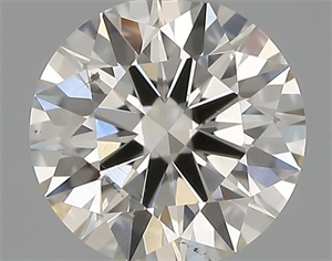 Picture of Natural Diamond 0.41 Carats, Round with Excellent Cut, I Color, VS2 Clarity and Certified by IGI