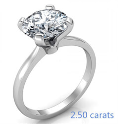 Picture of Delicate solitaire engagement ring for all shapes