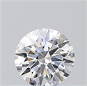 Natural Diamond 0.40 Carats, Round with Excellent Cut, D Color, SI2 Clarity and Certified by GIA