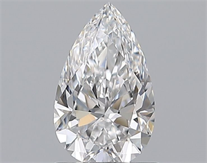 Picture of Natural Diamond 1.01 Carats, Pear with  Cut, D Color, VVS2 Clarity and Certified by GIA