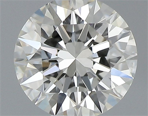 Picture of Natural Diamond 0.51 Carats, Round with Excellent Cut, J Color, SI1 Clarity and Certified by GIA