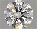 Natural Diamond 2.01 Carats, Round with Excellent Cut, H Color, VS1 Clarity and Certified by GIA