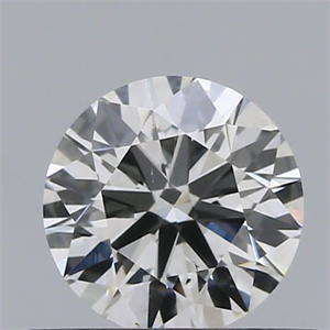 Picture of Natural Diamond 0.40 Carats, Round with Excellent Cut, E Color, SI1 Clarity and Certified by IGI