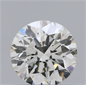 Natural Diamond 0.40 Carats, Round with Excellent Cut, G Color, SI1 Clarity and Certified by IGI