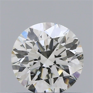 Picture of Natural Diamond 0.40 Carats, Round with Excellent Cut, G Color, SI1 Clarity and Certified by IGI