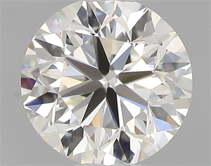 Picture of Natural Diamond 0.40 Carats, Round with Very Good Cut, J Color, VVS1 Clarity and Certified by GIA