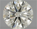 Natural Diamond 0.73 Carats, Round with Excellent Cut, K Color, SI2 Clarity and Certified by IGI