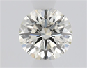 Natural Diamond 0.51 Carats, Round with Excellent Cut, I Color, VVS2 Clarity and Certified by IGI