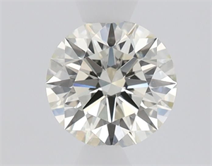 Picture of Natural Diamond 0.51 Carats, Round with Excellent Cut, I Color, VVS2 Clarity and Certified by IGI