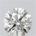 Natural Diamond 0.60 Carats, Round with Excellent Cut, K Color, VS2 Clarity and Certified by GIA