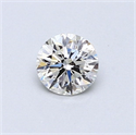 Natural Diamond 0.45 Carats, Round with Very Good Cut, H Color, VS1 Clarity and Certified by GIA