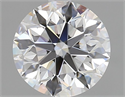 Natural Diamond 1.40 Carats, Round with Excellent Cut, D Color, VVS2 Clarity and Certified by GIA