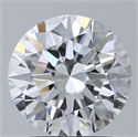 Natural Diamond 1.70 Carats, Round with Excellent Cut, E Color, VS2 Clarity and Certified by GIA