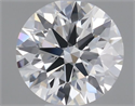 Natural Diamond 0.40 Carats, Round with Excellent Cut, H Color, VS1 Clarity and Certified by GIA