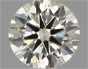 Natural Diamond 0.43 Carats, Round with Excellent Cut, J Color, VS2 Clarity and Certified by IGI