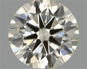 Picture of Natural Diamond 0.43 Carats, Round with Excellent Cut, J Color, VS2 Clarity and Certified by IGI