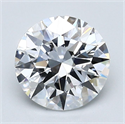 Natural Diamond 1.91 Carats, Round with Excellent Cut, D Color, VVS1 Clarity and Certified by GIA