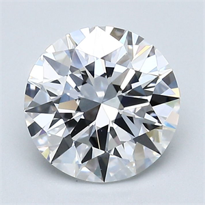 Picture of Natural Diamond 1.91 Carats, Round with Excellent Cut, D Color, VVS1 Clarity and Certified by GIA