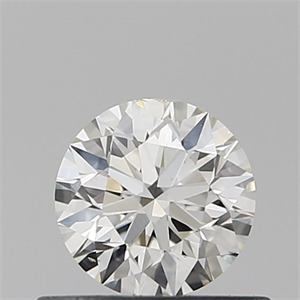 Picture of Natural Diamond 0.40 Carats, Round with Excellent Cut, J Color, SI1 Clarity and Certified by GIA