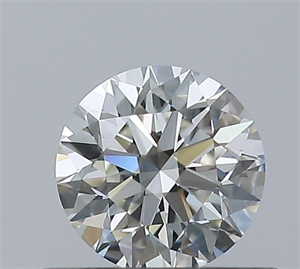 Picture of Natural Diamond 0.40 Carats, Round with Excellent Cut, H Color, IF Clarity and Certified by IGI