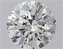 Natural Diamond 1.90 Carats, Round with Excellent Cut, I Color, SI2 Clarity and Certified by GIA