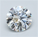 Natural Diamond 2.01 Carats, Round with Excellent Cut, G Color, VVS2 Clarity and Certified by GIA