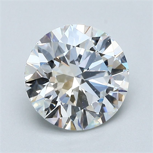 Picture of Natural Diamond 2.01 Carats, Round with Excellent Cut, G Color, VVS2 Clarity and Certified by GIA