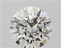 Natural Diamond 0.50 Carats, Round with Excellent Cut, J Color, SI1 Clarity and Certified by GIA