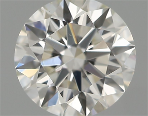 Picture of Natural Diamond 0.43 Carats, Round with Excellent Cut, H Color, VS2 Clarity and Certified by IGI