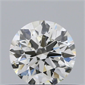 Natural Diamond 0.40 Carats, Round with Very Good Cut, H Color, SI1 Clarity and Certified by GIA