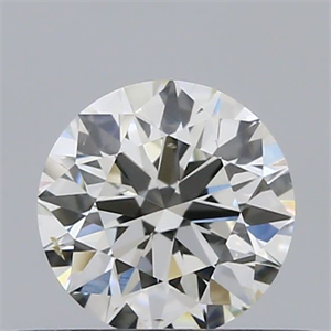 Picture of Natural Diamond 0.40 Carats, Round with Very Good Cut, H Color, SI1 Clarity and Certified by GIA