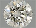 Natural Diamond 0.50 Carats, Round with Excellent Cut, I Color, SI1 Clarity and Certified by IGI