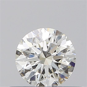 Picture of Natural Diamond 0.40 Carats, Round with Excellent Cut, I Color, VVS1 Clarity and Certified by GIA