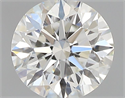 Natural Diamond 0.40 Carats, Round with Excellent Cut, H Color, VVS2 Clarity and Certified by GIA