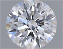 Natural Diamond 0.43 Carats, Round with Excellent Cut, D Color, SI1 Clarity and Certified by GIA