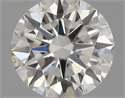 Natural Diamond 0.50 Carats, Round with Excellent Cut, H Color, SI2 Clarity and Certified by IGI