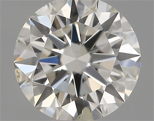 Picture of Natural Diamond 0.50 Carats, Round with Excellent Cut, H Color, SI2 Clarity and Certified by IGI