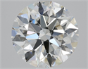 Natural Diamond 1.70 Carats, Round with Excellent Cut, G Color, VS2 Clarity and Certified by GIA