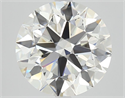 Natural Diamond 4.05 Carats, Round with Excellent Cut, I Color, VVS1 Clarity and Certified by GIA