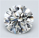 Natural Diamond 3.01 Carats, Round with Excellent Cut, I Color, VS2 Clarity and Certified by GIA