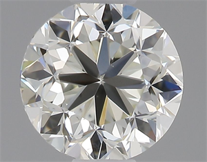 Picture of Natural Diamond 0.40 Carats, Round with Good Cut, J Color, VS1 Clarity and Certified by IGI