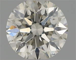 Picture of Natural Diamond 0.43 Carats, Round with Excellent Cut, I Color, VS2 Clarity and Certified by IGI