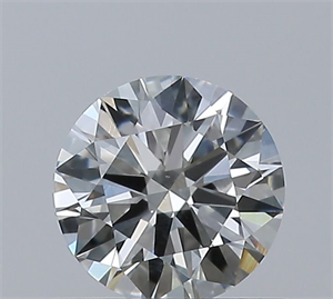 Picture of Natural Diamond 0.50 Carats, Round with Very Good Cut, I Color, SI1 Clarity and Certified by GIA