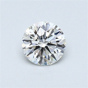 Picture of Natural Diamond 0.43 Carats, Round with Excellent Cut, F Color, VVS2 Clarity and Certified by GIA