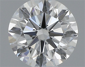 Picture of Natural Diamond 0.45 Carats, Round with Excellent Cut, G Color, VVS2 Clarity and Certified by GIA