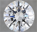 Natural Diamond 1.80 Carats, Round with Excellent Cut, F Color, VVS1 Clarity and Certified by GIA