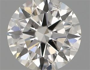 Picture of Natural Diamond 0.40 Carats, Round with Excellent Cut, H Color, SI1 Clarity and Certified by IGI