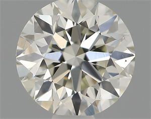 Picture of Natural Diamond 0.60 Carats, Round with Excellent Cut, I Color, VS2 Clarity and Certified by IGI